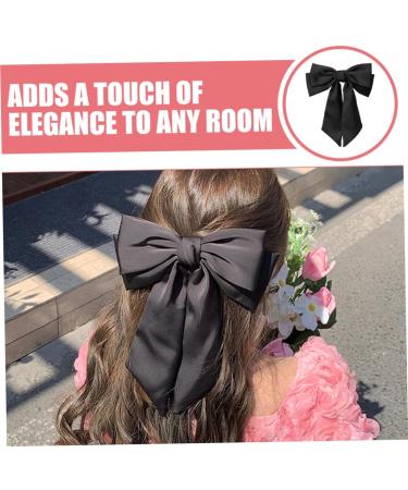 Gogogmee Bow Hairpin Ribbon for Hair Bow Hair Clips Hair Ribbon Bow Barrettes for Women Bows for Women Hair Ribbons for Women Barrettes for Thick Hair Women Hair Bows Ponytail Clip - Buy Online on SooperMarket.com