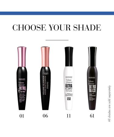 Bourjois Volume Glamour Mascara 06 Noir Ebene 0.4oz | Long-Lasting, Volumizing Mascara for Women - Buy Online on SooperMarket.com