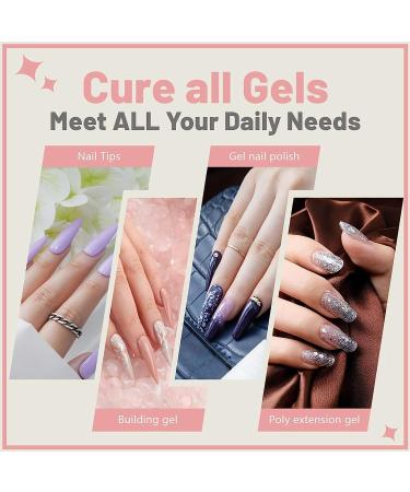Mini UV LED Nail Lamp for Quick-Drying Gel Polish and Nail Extensions | Aokitec AK00137-White - Buy Online on SooperMarket.com