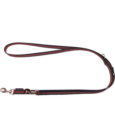Adjustable Dog Leash for Medium & Large Dogs - Durable Double-Liner 2.40m (Black-Red) | International Shipping Available - Buy Online on SooperMarket.com