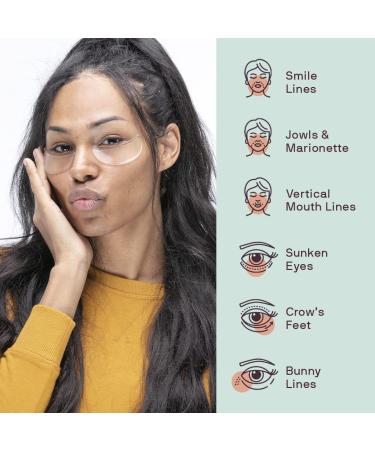 Dermaclara Siliconefusion Eyes and Mouth Patches - Reusable Hypoallergenic Silicone for Fine Lines, Wrinkles, Scars - 4 ct - Buy Online on SooperMarket.com