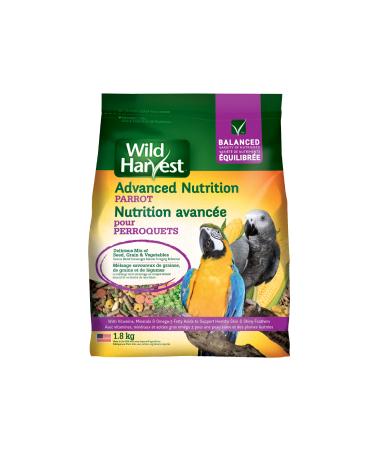 Wild Harvest Advanced Nutrition Diet Parrot 4lb Wild Harvest Advanced Nutrition Diet Parrot 1 g (Pack of 1)