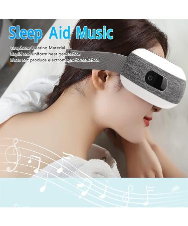 Bluetooth Eye Massager - Portable Foldable Heated Eye Mask for Eye Care Reduces Dark Circles & Dry Eyes - Buy Online on SooperMarket.com
