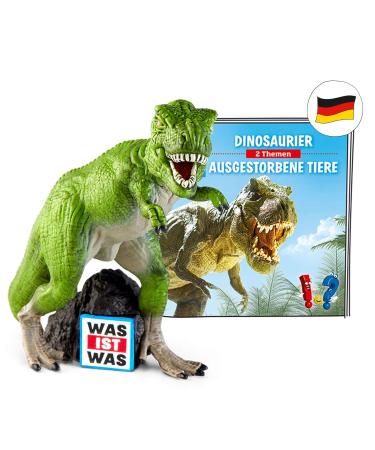 Tonie's hearing characters for Toniebox what is what-dinosaurs/extinct animals knowledge of knowledge for children from 6 years playing time approx. 70 minutes