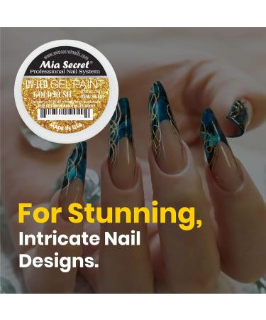 Mia Secret UV/LED Gel Paint 5g - Gold Rush | Professional Nail System - Buy Online on SooperMarket.com