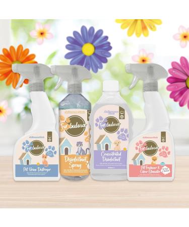 Fabulosa Furbulosa Pet Urine Destroyer Perfect for Removing Pet Urine Stains and Scents Odour Remover and Pet Deodorising Spray 500ml 6 Pack Mediterranean Woods Mediterranean Woods 1 count (Pack of 6) - Buy Online on SooperMarket.com