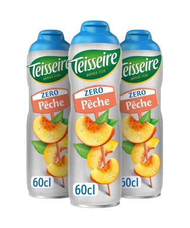 Teisseire syrup peach/peach zero sugar 600ml - Cocktails (pack of 3) Peach 600 ml (pack of 3)