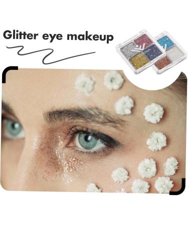 HAPINARY 2pcs Glitter Eye Makeup Glitter Sequins Eyeshadow Face Glitter Chunky Glitter Eyeshadow Eyeshadows - Buy Online on SooperMarket.com