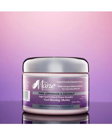 Mane Choice Pink Lemonade Curl Boosting Sherbet 12 oz - Super Anti-Oxidant Hair Care for All Hair Types - International Shipping - Buy Online on SooperMarket.com