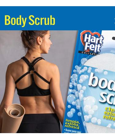 HartFelt Exfoliating Bath Sponge 6 Pack - Shower Body Sponge for Dead Skin Removal and Exfoliating Body Wash - Buy Online on SooperMarket.com