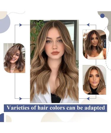 Shop Laavoo 60cm Balayage Tape-In Real Hair Extensions #6/8/14 | Medium Brown Ombre | 50g 20pcs - Premium Quality Hair Extensions for a Stunning Transformation - Buy Online on SooperMarket.com