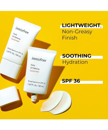innisfree Daily UV SPF 36 Sunscreen Face Lotion - Buy Online on SooperMarket.com