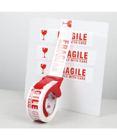BOMEI PACK 2 Pack Fragile Tape- Handle with Care Packing Printing Tape - 110 Yards Heavy Duty Tape for Moving Box - Shipping Tape with Dispenser - 2 Inch x 330 Feet - Buy Online on SooperMarket.com