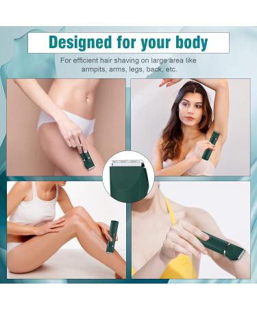 YBLNTEK Bikini Trimmer for Women - 2-in-1 Electric Razor for Pubic Hair Grooming - IPX7 Waterproof Body Trimmer for Arms, Legs, and Armpits - Buy Online on SooperMarket.com