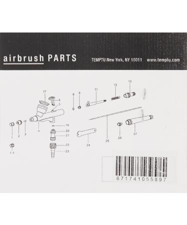 TEMPTU SP-35 Airbrush Gun Nozzle - Replacement Part for Professional Airbrushing - Buy Online on SooperMarket.com