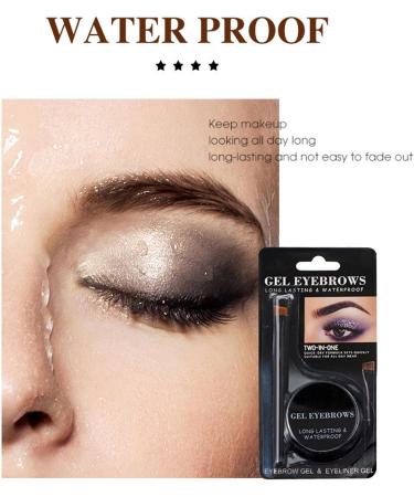 Colorful eyebrow cream waterproof three-dimensional stereotypes above the color eyebrows (11) - Buy Online on SooperMarket.com