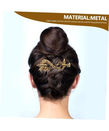 ABOOFAN Hair Barrettes Hair Clips Bun Cuff High Bun Clip Cage Clips Bun Hair Clip Bun Clips Hair Bun Accessories Hair Bun Clip Hair Barrette with Stick Hair Accessories Headgear Metal - Buy Online on SooperMarket.com