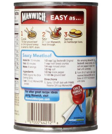Hunt's Manwich Sloppy Joe Sauce Original 15 Oz - Pack of 3 - Buy Online on SooperMarket.com