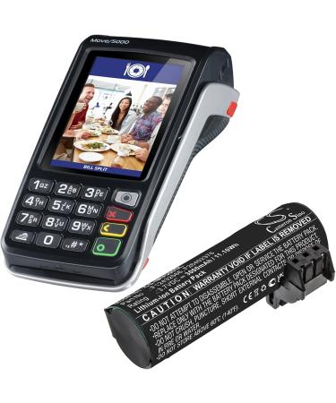 Buy F26402376 F12432566 3000mAh Battery Replacement for Ingenico Move 5000F 5000 5000s - Fast International Shipping - Buy Online on SooperMarket.com