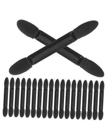 Baluue 50pcs Eye Shadow Sponge Tip Brush Long Handle Eyeshadow Sponge Tip Makeup