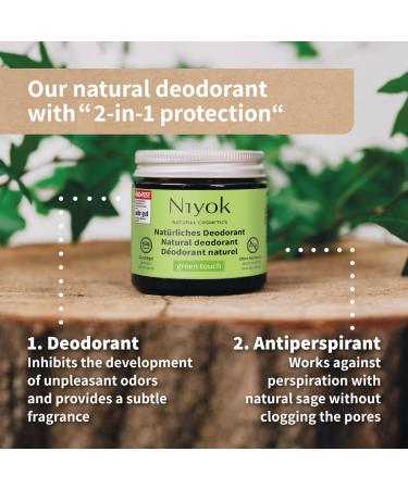 Natural Aluminum-Free Deodorant & Antiperspirant - Green Touch Scent 40ml | International Shipping - Buy Online on SooperMarket.com