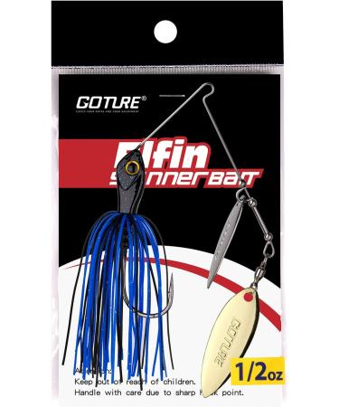 Goture Bass Fishing Lure Spinner Baits Kit - Topwater Buzzbait Set for Saltwater & Freshwater Bass Fishing - 5 Pack 1/2 oz Spinner Baits Lures - Buy Online on SooperMarket.com