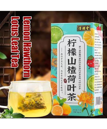 Lemon Hawthorn Lotus Leaf Tea 16 Flavors Non-Winter Melon Lotus Leaf Tea Ning Meng Shan Zha He Ye Cha Lotus Leaf Tea Everyday Nourishing Liver Tea Chinese Health Tea (2BOX) - Buy Online on SooperMarket.com
