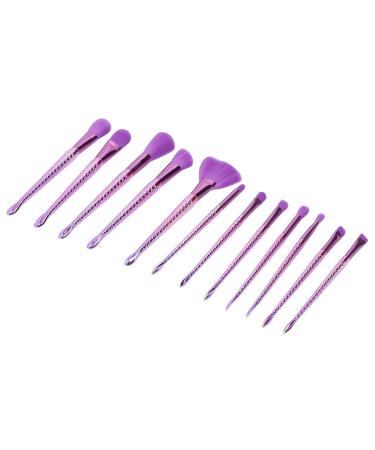 12 Piece Makeup Brush Set | Soft Dense Hair Brushes for Foundation Powder & Eyeshadow | International Shipping Available - Buy Online on SooperMarket.com
