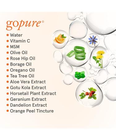 goPure Vitamin C Facial Cleanser - Acne Face Wash for All Skin Types - Visibly Brightens and Smooths Skin - Gentle Cleanser for Youthful Appearance - 4.3 oz - Buy Online on SooperMarket.com