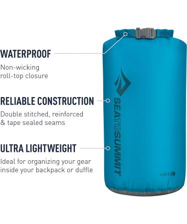 Sea to Summit Ultra-Sil Dry Sack 8L - Pacific Blue | Ultralight Waterproof Bag - Buy Online on SooperMarket.com