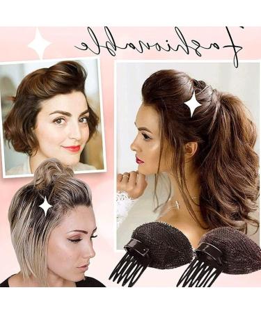 U-K 1pc Puff Hair Head Cushion Invisible Bump Up Volume Hair Base Fluffy Self Insert Hair Pad Sponge Clip Great for Women & Girls Nice and Professional - Buy Online on SooperMarket.com