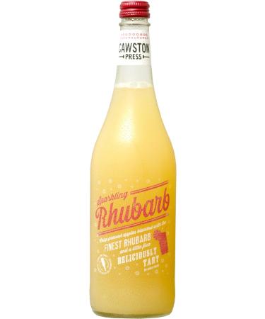 Cawston Press Sparkling Rhubarb Drink - 6x750ml Glass Bottles | No Sugar/Sweeteners/Artificial Colours/Preservatives - Buy Online on SooperMarket.com
