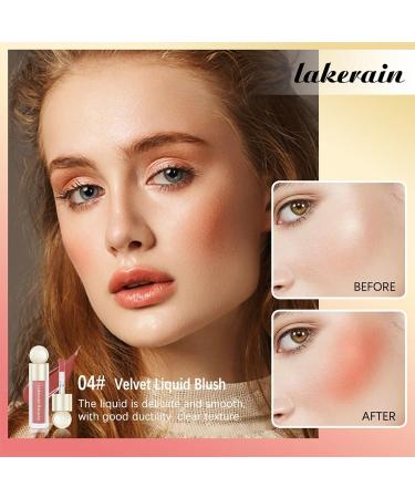 2PCS Long-Lasting Liquid Blush Makeup for Dewy Cheeks - Moisturizing & Waterproof Formula (4) - Buy Online on SooperMarket.com