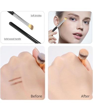 6 Eyeliner Brush Set With 1 Storage Bag Eyebrow Brush Concealer Brush Eyeliner Brush Silkworm Brush - Buy Online on SooperMarket.com