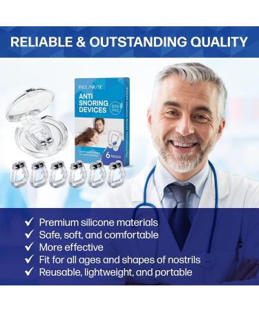 Snore Stopper Nose Clips - Effective Anti-Snoring Solution (6 Pack) - Buy Online on SooperMarket.com