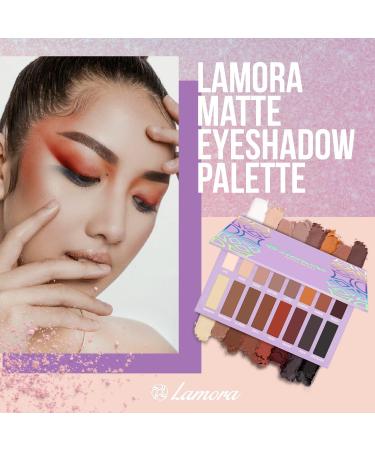 Best Pro Eyeshadow Palette Matte - 16 Highly Pigmented Vegan Shades for Warm Natural Smoky Eye Makeup - Buy Online on SooperMarket.com