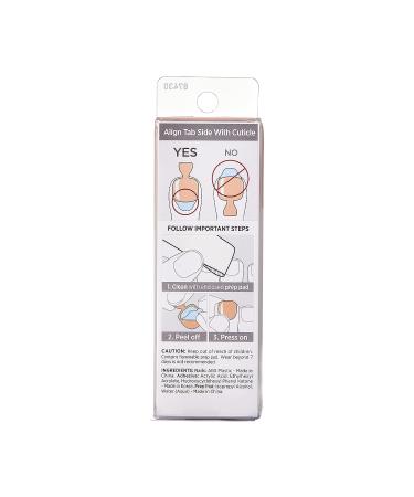 imPRESS Color Press-On Pedicure Fake Toenails Kit - Sweet Love Style, Dark Tan Square Shaped Nails with Prep Pad, Mini Nail File, Cuticle Stick - 24 Fake Nails - Buy Online on SooperMarket.com