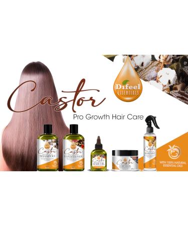 Buy Difeel Essentials Pro-Growth Castor Hair Mist 6 oz | Nourish & Strengthen Hair | Fast International Shipping - Buy Online on SooperMarket.com