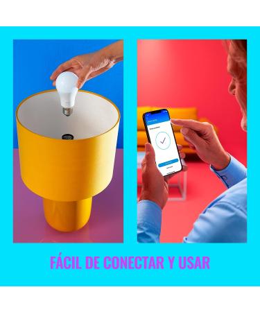 WiZ Connected Color 60W A19 Smart WiFi Light Bulb - 16 Million Colors - Alexa & Google Home Compatible - No Hub Needed - 1 Pack - Buy Online on SooperMarket.com