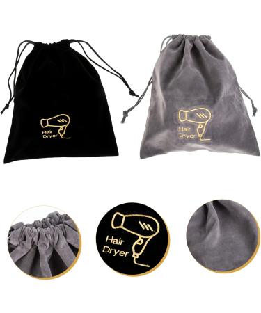 NOLITOY 4 Pcs Hair Dryer Bag Travel Blow Dryer Drawstring Toiletry Bag Storage Box Flannel Household - Buy Online on SooperMarket.com