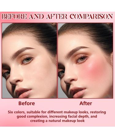 HOSAILY 6 Colors Mini Cream Blush Stick Set Matte Velvet Cream Blush Makeup Lightweight Natural Blendable Face Blush Stick Multi-Use Lip and Cheek Tint Cream Blusher for All Skin Tones - Buy Online on SooperMarket.com