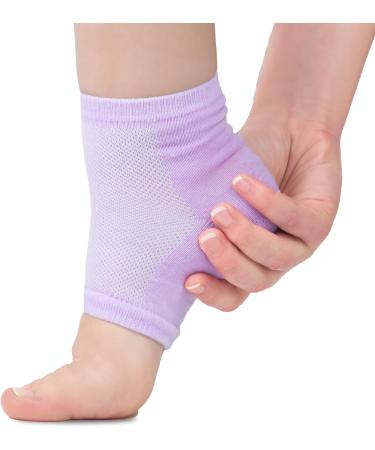 Glowxie Moisturizing Gel Heel Socks - 2 Pairs | Deep Hydration for Cracked Heels with Essential Oils and Vitamins | Open Toe Design - Buy Online on SooperMarket.com