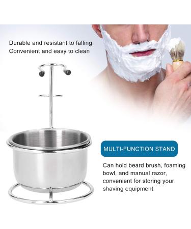Junlucki Shaving Stand Bowl Set | Practical Beard Brush Holder for Soap | Fast International Shipping - Buy Online on SooperMarket.com