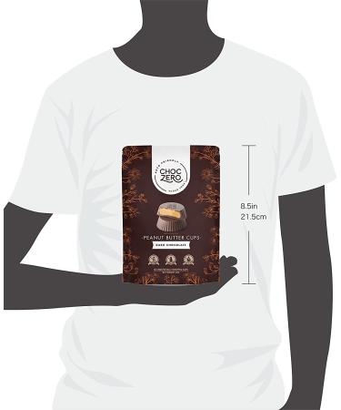 ChocZero Dark Chocolate Peanut Butter Cups - 3 oz | Sugar-Free Treats - Buy Online on SooperMarket.com