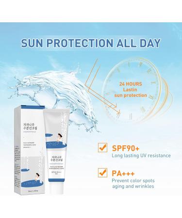 Birch Juice Moisturizing Sun Cream No White Cast Strong UV Protection Korean Sunscreen SPF50 SPF50+ PA++++ - Buy Online on SooperMarket.com