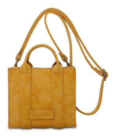 Fritzi aus Preussen Women's Fritzi Square Mini Vintage Honey Mustard Cross One Size