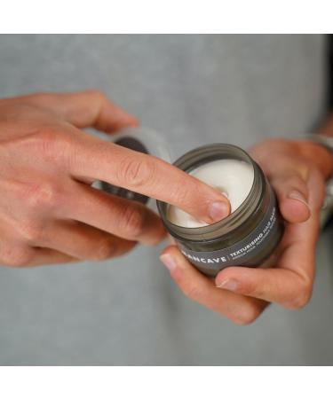 ManCave Texturising Hair Paste 75ml for Men - Natural Texture and Definition with Panthenol, Arginine, Caffeine - Vegan-Friendly Formula - Flexible Hold - Buy Online on SooperMarket.com