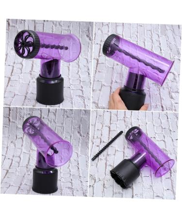 Baluue Dryer Mouth Cover Electric Hot Rollers Heating Hair Straighteners Hairdressing Roller Purple 18*8.5cm Purple - Buy Online on SooperMarket.com
