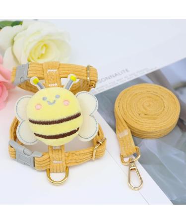 Qixuer Adjustable Rabbit Leash & Crockery Set - Breathable Harness for Small Animals Hamsters Puppies & Cats - Buy Online on SooperMarket.com