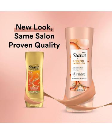 Suave Keratin Infusion Smoothing System Shampoo and Conditioner Set - 12.6 Oz (2 Piece Bundle) - Buy Online on SooperMarket.com